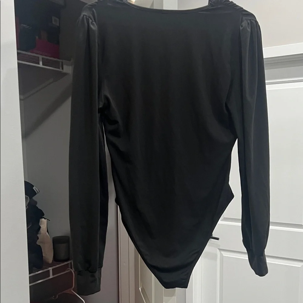 Black Long Sleeve Bodysuit - Picture 4 of 4